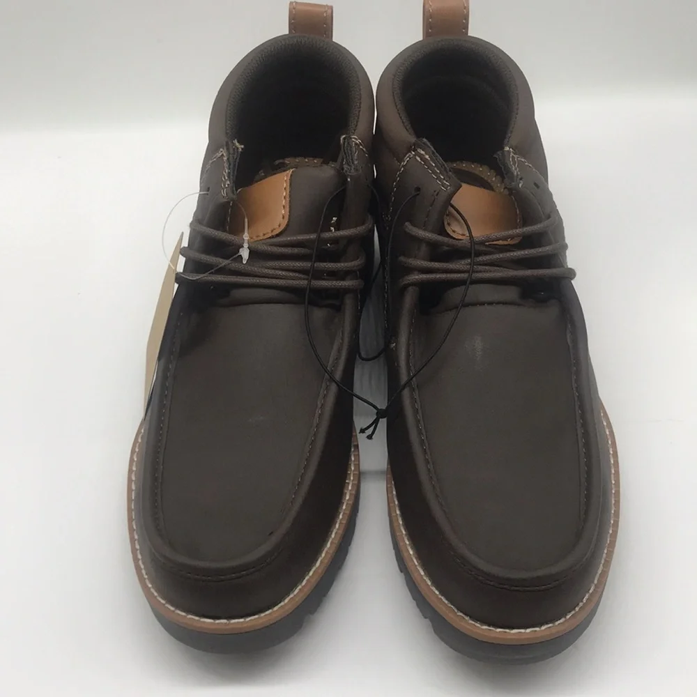 WEATHERPROOF Mens Pull Tab Padded Chester Round Toe Lace-Up Chukka Boots